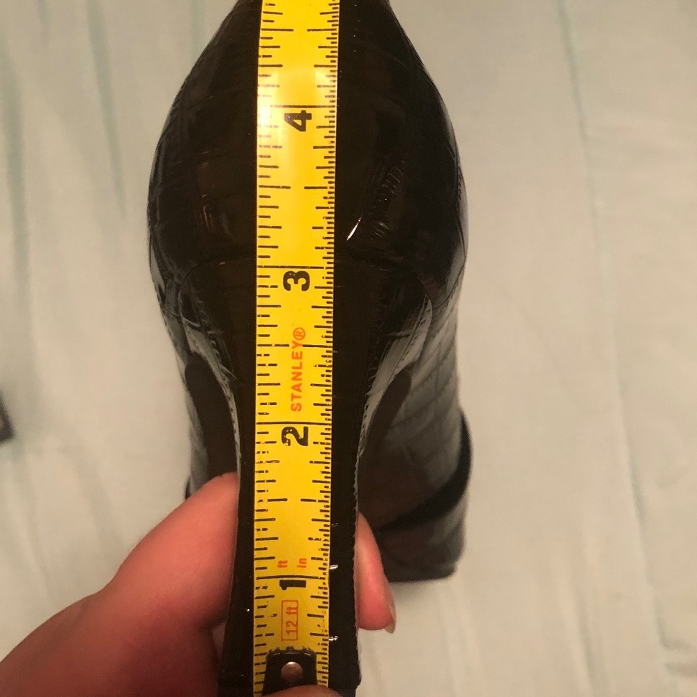 NWOT Black 3 inch high heels (Size 10 1/2) - Picture 5 of 7